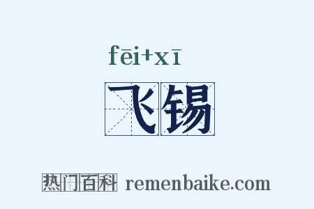 飞锡是什么意思的图片